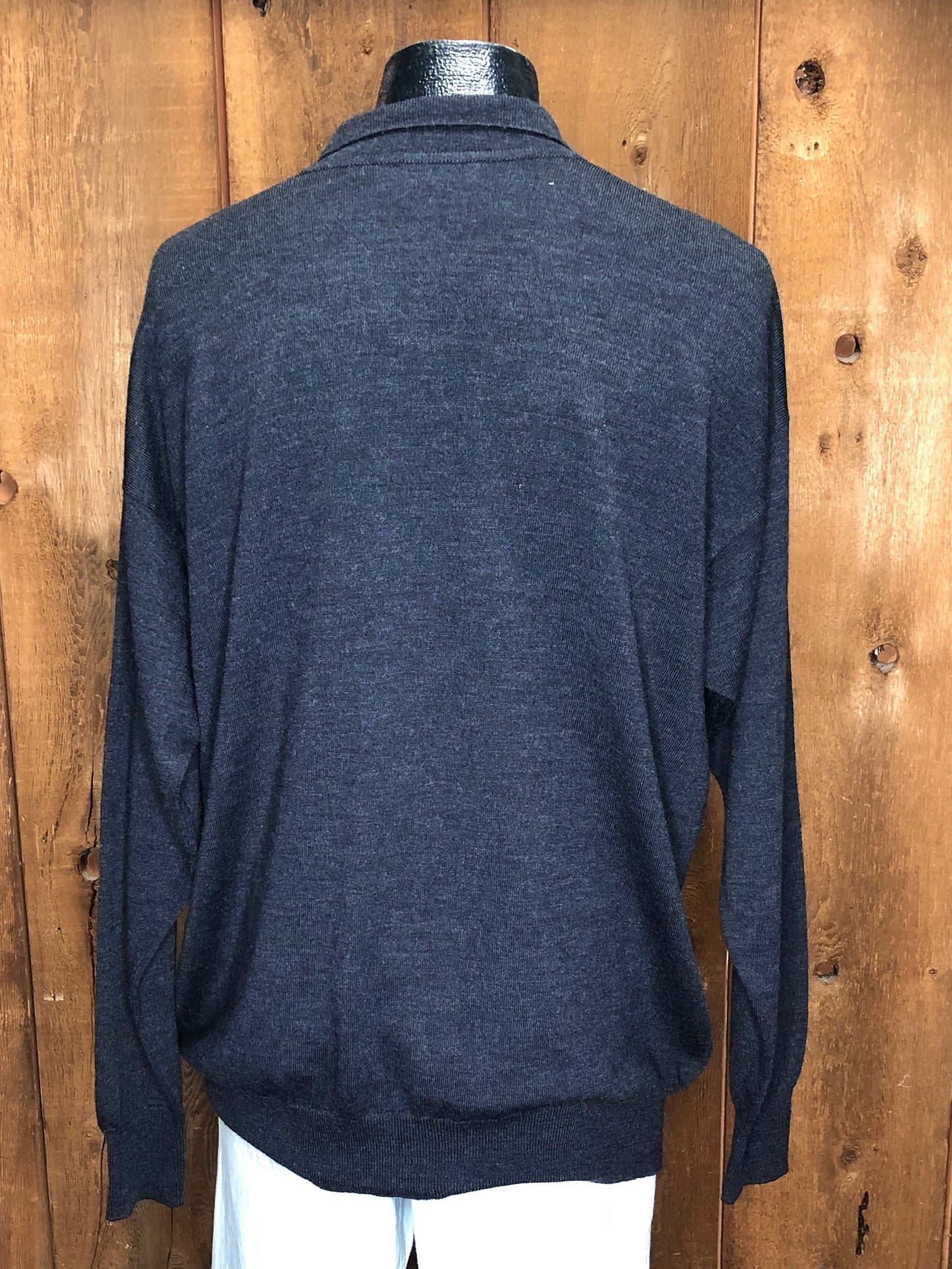 80s Burberrys Merino Wool Sweater    XL