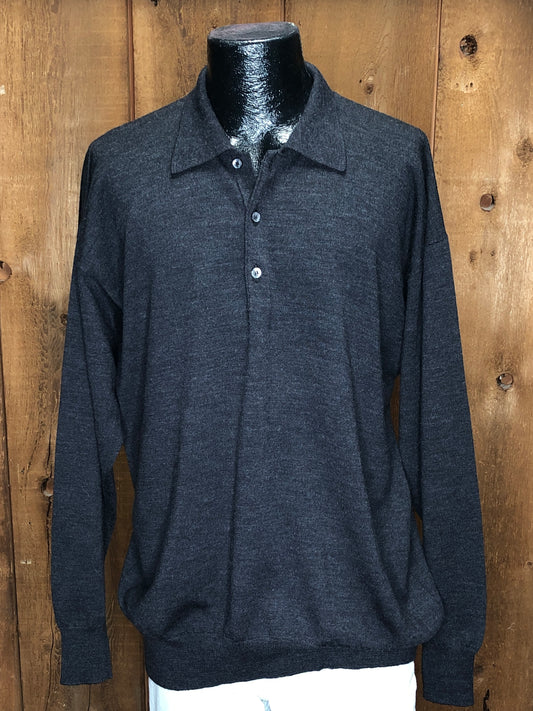 80s Burberrys Merino Wool Sweater    XL