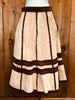70s JCP Suede Western Skirt   W28