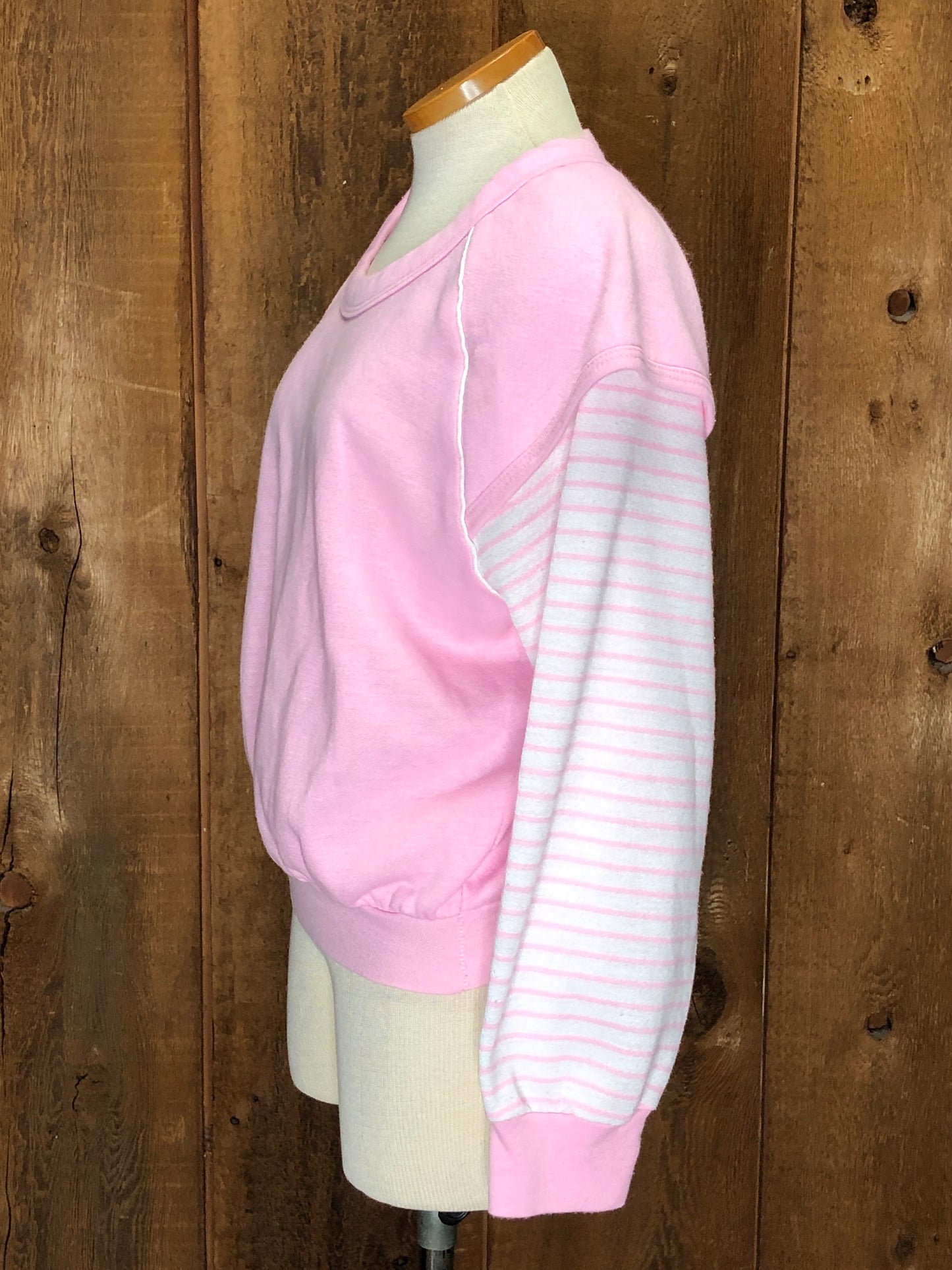 80s Pink Layer Sweatshirt         M