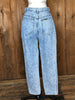 80s Sasson Acid Wash Taper Jeans    w29