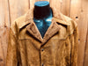 70s Pioneer Wear Suede Fleece Lined Coat      L