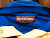 80s Moss Creek Blue Henley Shirt    L