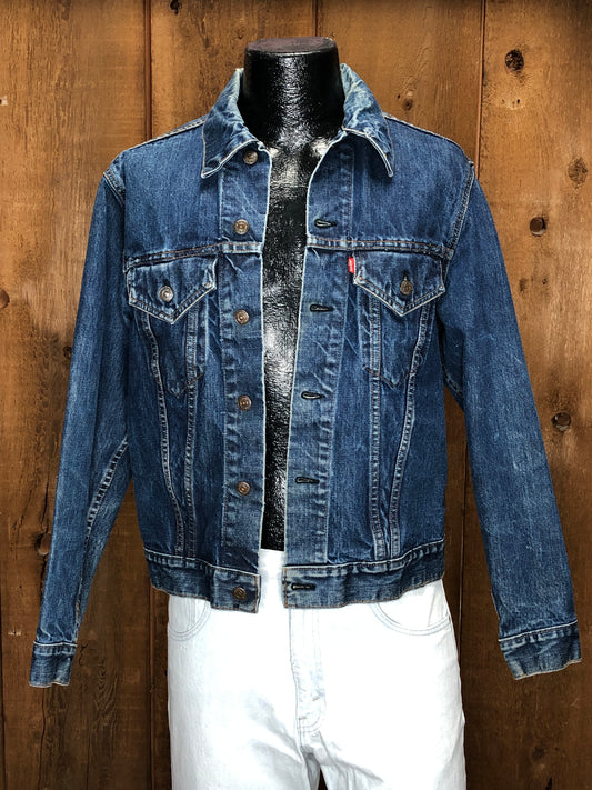 80s Levis Denim Trucker Jacket     M