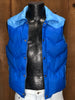 80s Woolrich Blue Puffer Vest       M