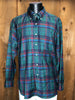 90s Sir Pendleton Nvy/Grn/Red Button-Down      L