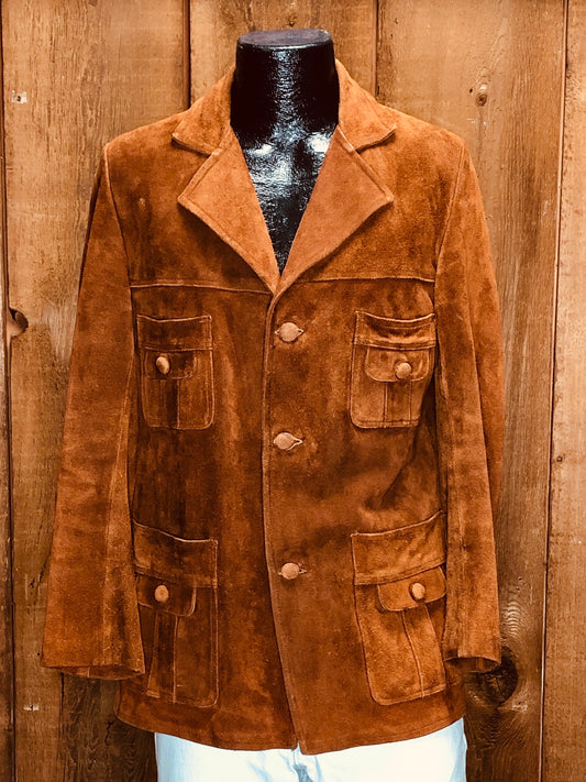 70s Suede 4Pocket Jacket     M