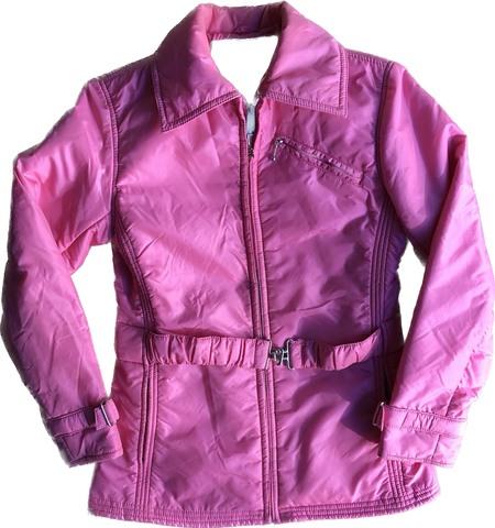 80s Spinnerin BubbleGum Pink Ski Coat   S