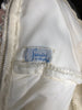60s Swansons Daisy Emb. Wedding Gown w/Matching Veil    w28
