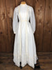 60s Nadine Polka Dot Wedding Dress       w28