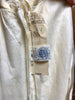 1970s Tiered Lace Wedding Dress w/Train Veil    w28 bust36