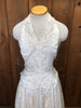 90s Jessica McClintock Bridal Silk Gown     W32