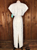90s MarieSt.Claire Ivory Gown w/Bolero   W30