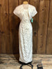 90s MarieSt.Claire Ivory Gown w/Bolero   W30