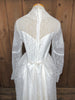 70s NOS Bridallure Wedding Gown w/Veil & Box      w31