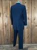 50s Hart Shaffner Marx Navy Pinstripe Suit     w30