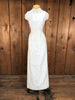 90s Handmade Ivory Silk 2-In-1 Bridal Gown   w26