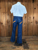 70s Jeans Joint Denim/Leather Suit    W32