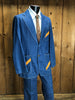 70s Jeans Joint Denim/Leather Suit    W32