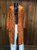 50s State O Maine Orange Satin Robe       M