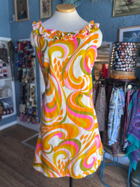 60s Mr. Kailua RARE Mini Dress   W34