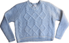 90s My Baby Blue V Neck Sweater     M