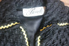 60s Parade Blk/Wht/Yellow Paisley Dress          w28