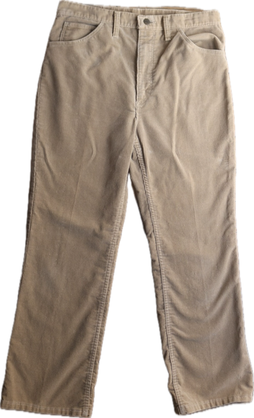 70s Wranglers Tan Corduroy Pants    w33