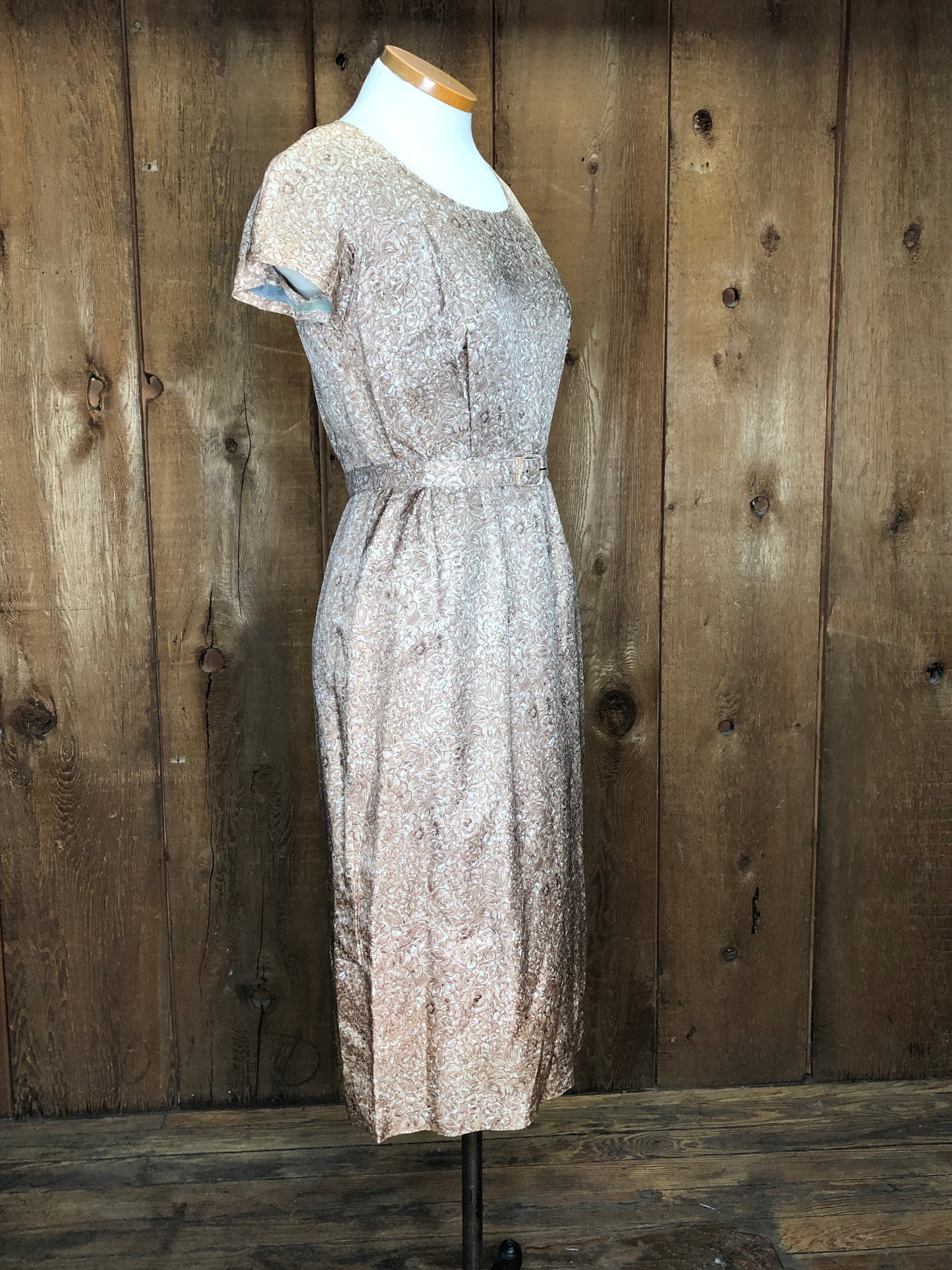 60s Harzfields Brown Dress Set     W29"