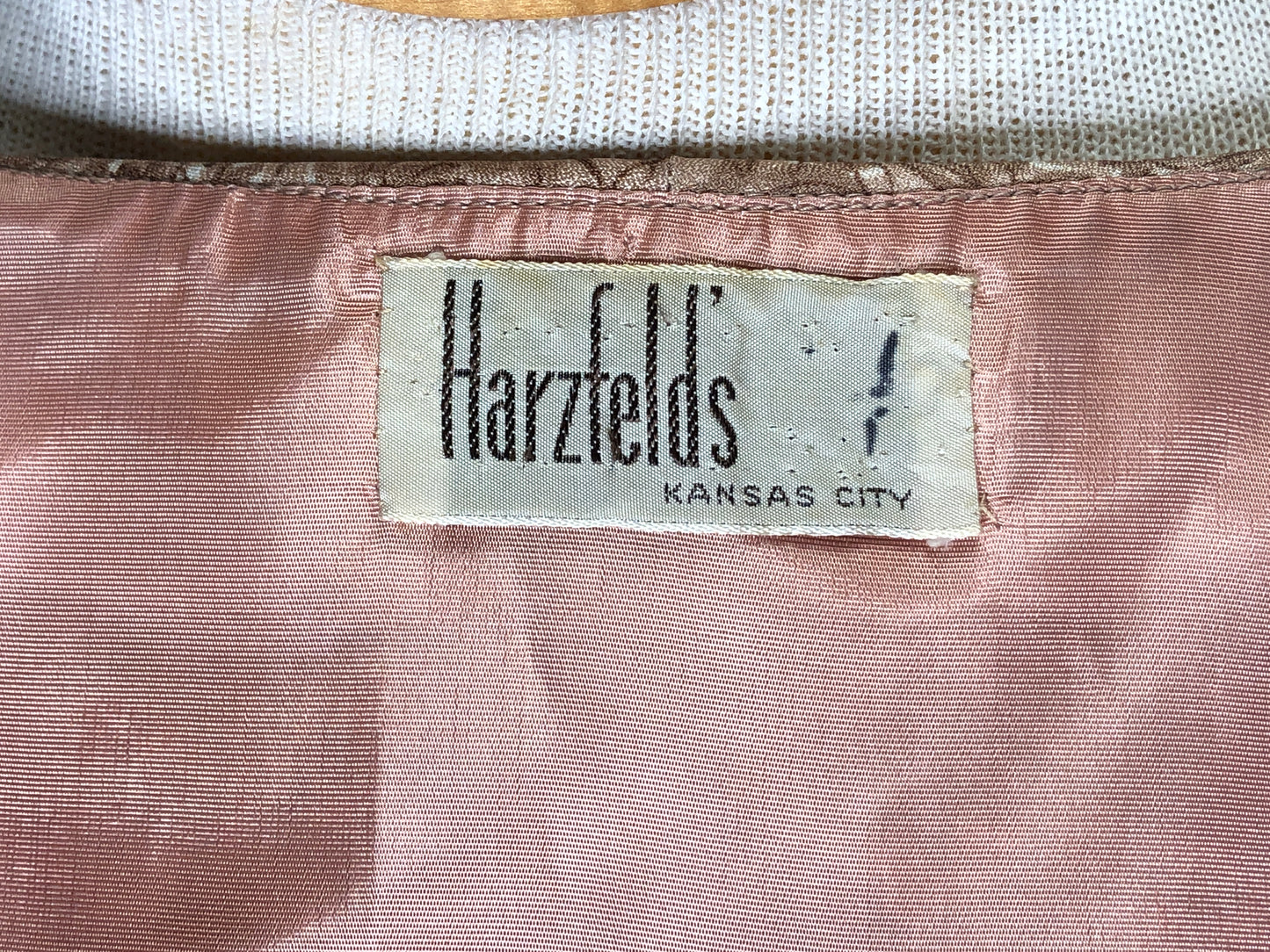 60s Harzfields Brown Dress Set     W29"