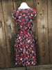 50s Korell Brwn/Orng Fit & Flare Dress    W30"