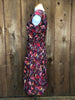 50s Korell Brwn/Orng Fit & Flare Dress    W30"
