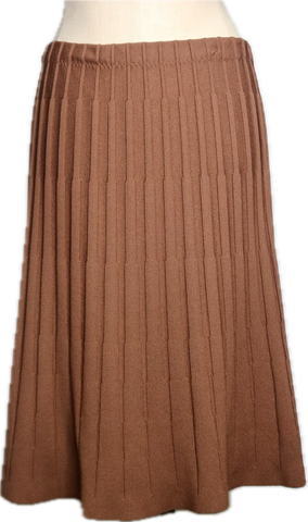 80s Givenchy Sport Brown Knit Skirt      w36