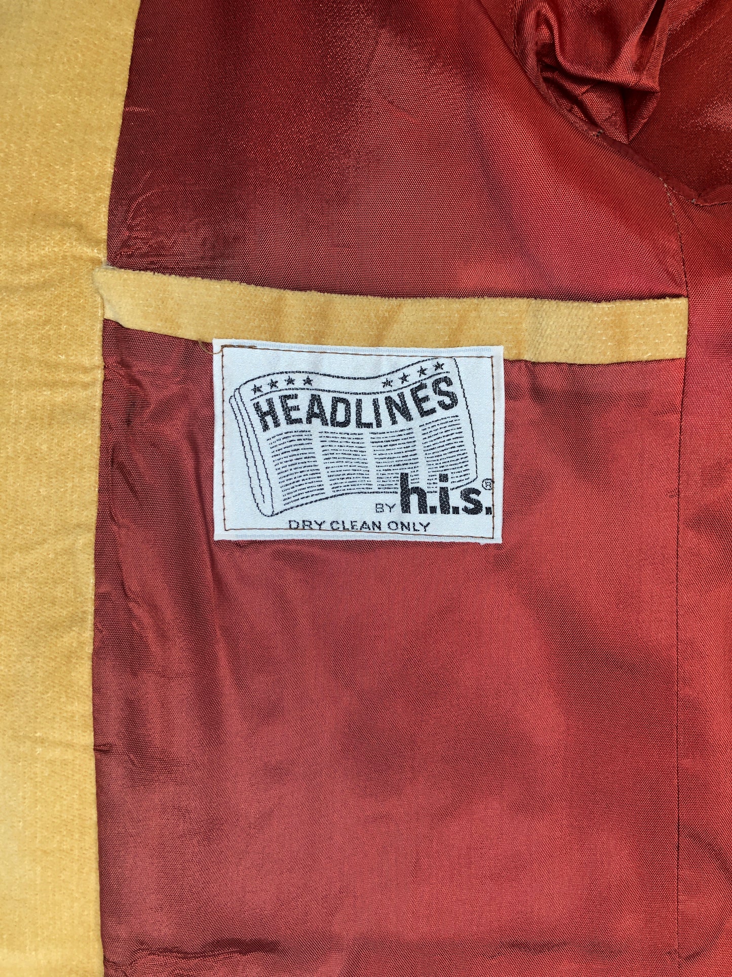 70s H.I.S Velveteen 3pc Suit     w39x31