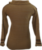 70s V-Neck Brwns Bell Sleeve Sweater         S