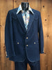 70s Haggar Denim Leisure Suit      w36x32