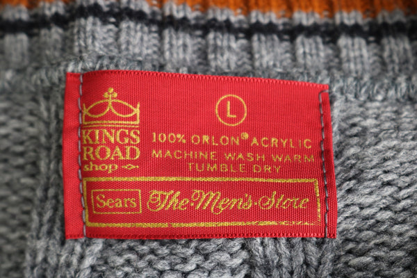 70s Gray Kings Road Shop Vest           L
