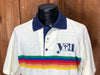 80s Collegiate Pacific Rainbow Polo   XL