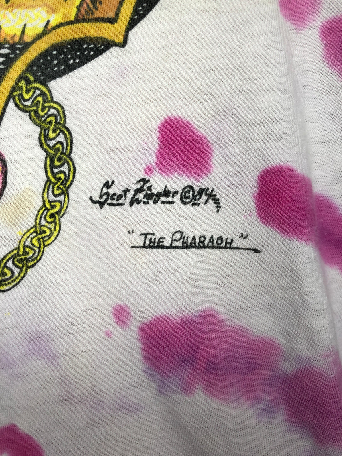 1984 Scot Ziegler The Pharaoh Tee      As is   L