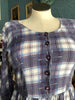 90s Next Era Plaid Jersey Dress          w32