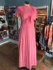 80s Nadine Pink Gown w/Bolero            w32