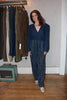 90s Autograph Rayon Pinstripe Pant and Crop Blazer    W26