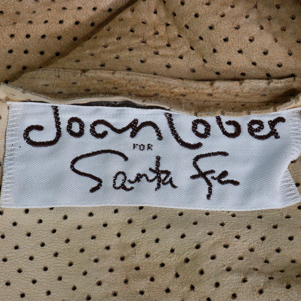 70s Joan Lober for Santa Fe Suede Top      S