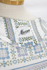 50s Maxan Grn/Purp Pattern Cotton Zip Dress   w27