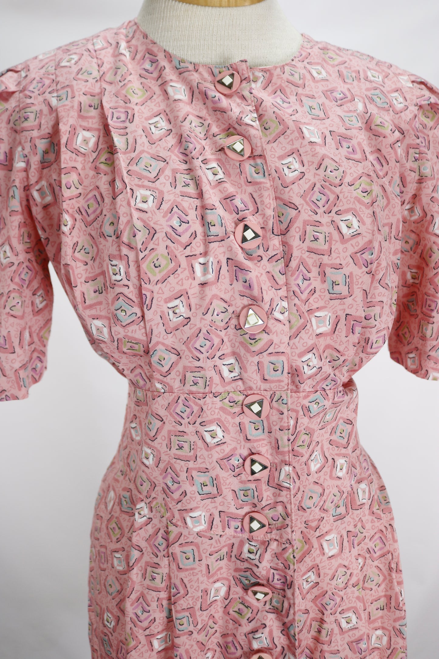 80s SuccessDress Pink Zazz Pencil Dress    w30