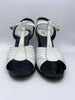 80s Tintoretto White Leather Heels         9N