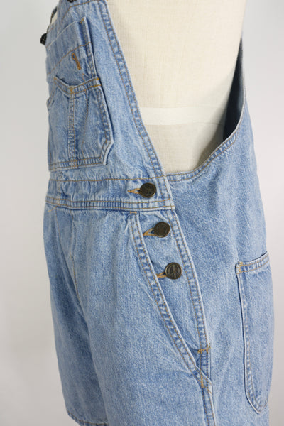 90s La Griffe Overall Shorts       w36