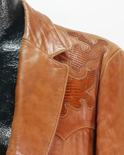 80s Scully Leatherwear Western Jacket        L