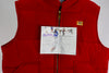 80s NOS Swingster Red Puffer Vest          L