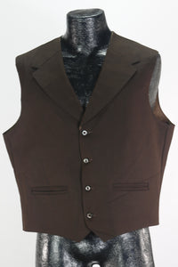 70s Pioneer Wear Brown Vest            L